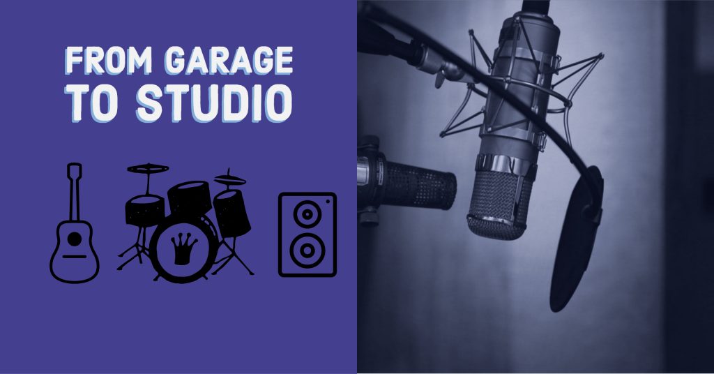 turn garage into a recording studio 