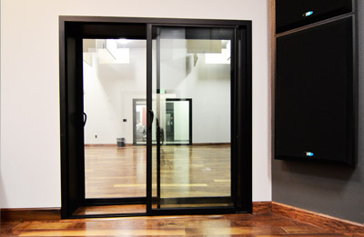 Soundproof sliding glass door